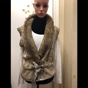 New “John Paul Richard” Faux Fur Sweater!!!